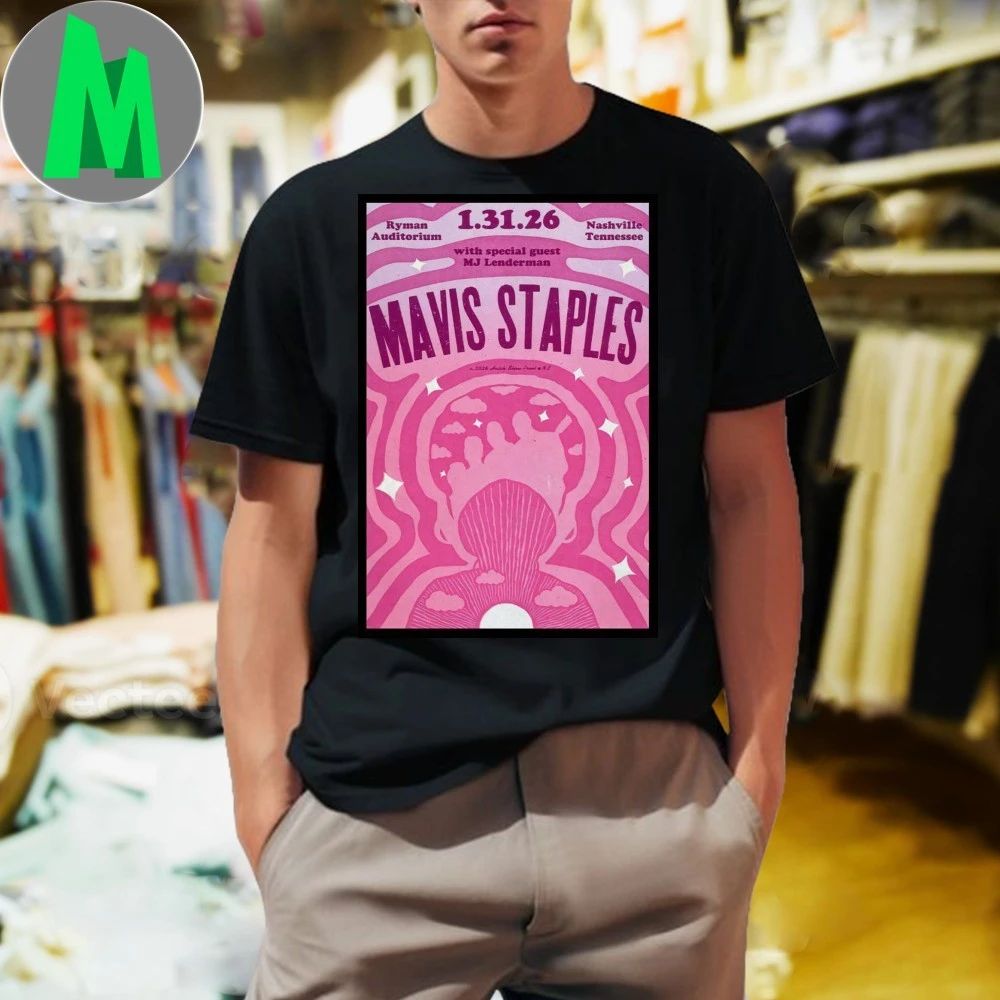 Mavis Staples Ryman Auditorium Nashville Tn Jan 31 2026 Poster Shirt