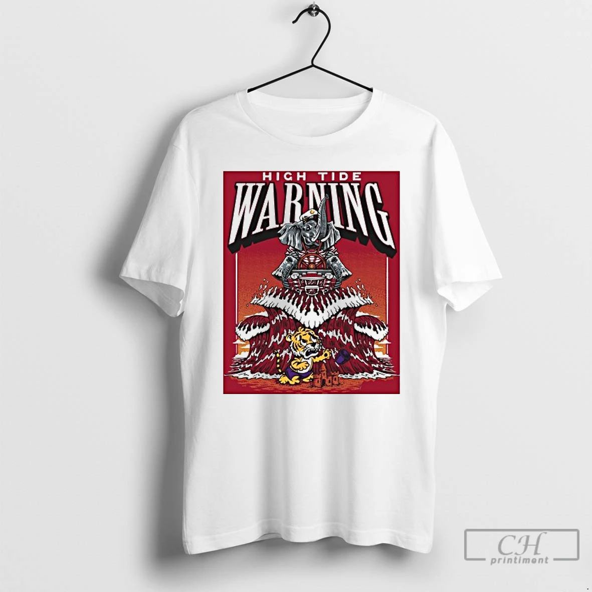 Premium High Tide Warning Alabama Beat Lsu T Shirts