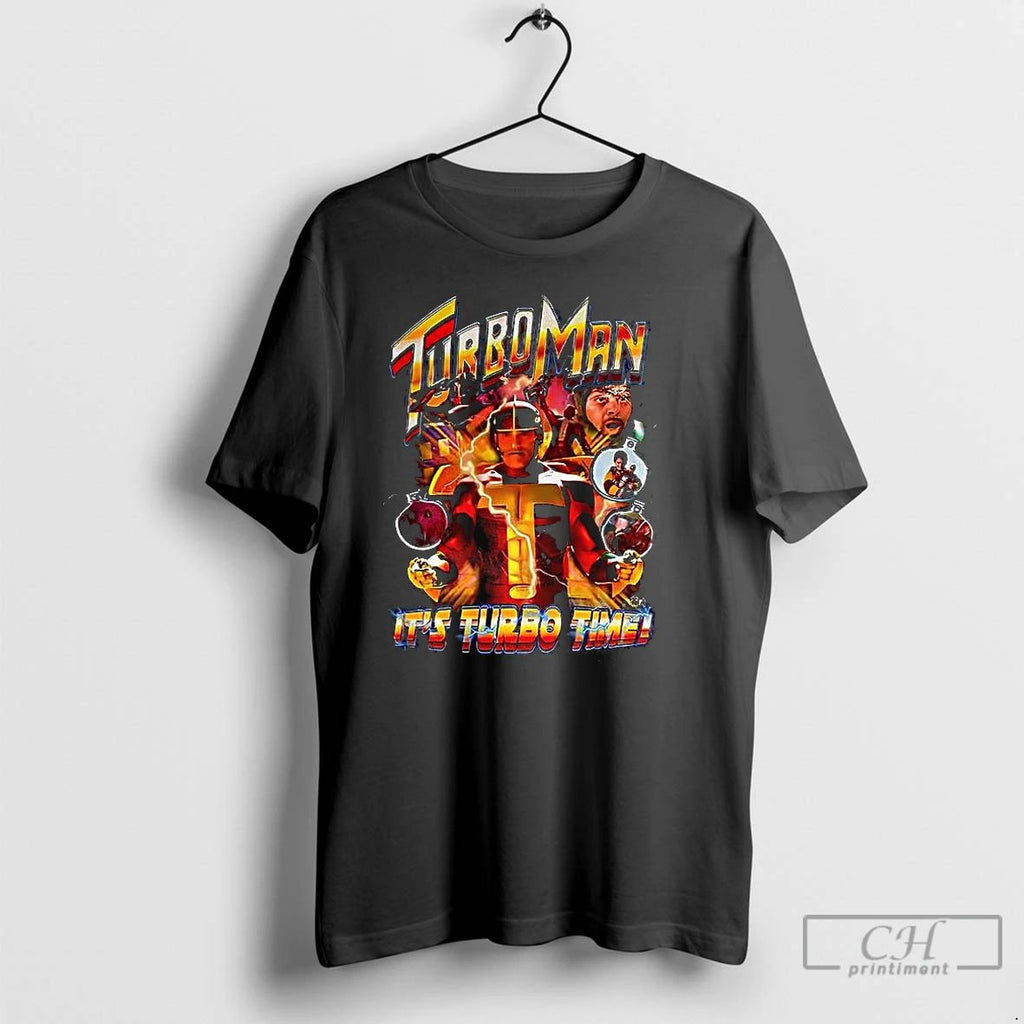 Premium Turbo Man Its Turbo Time Lighting Christmas Bauble T Shirts