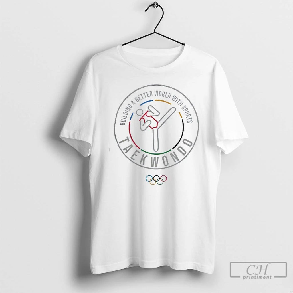 Classic Olympic Collection Taekwando Pictogram T Shirts