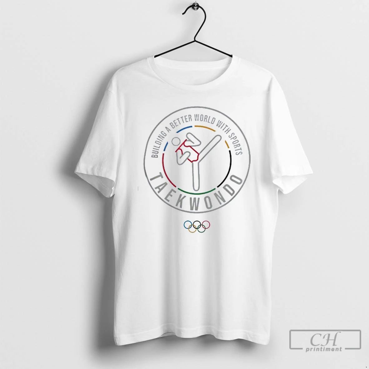 Classic Olympic Collection Taekwando Pictogram T Shirts