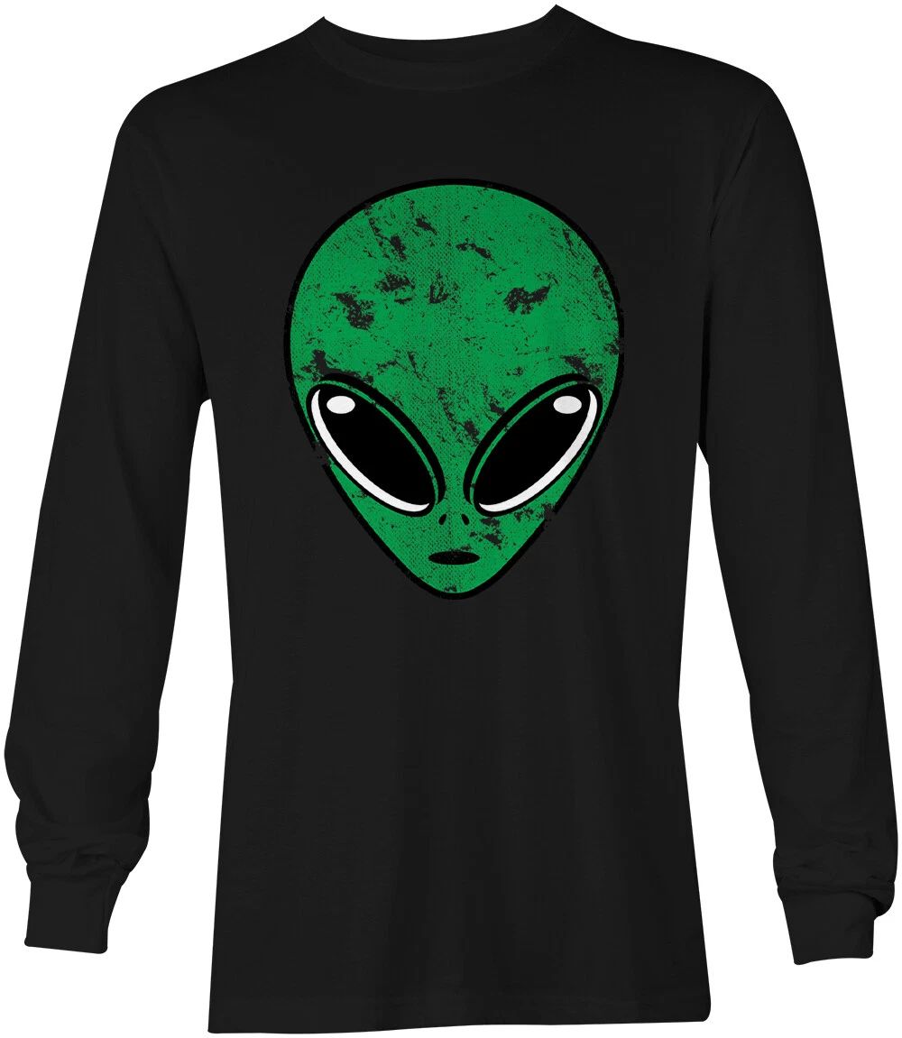 Alien Head - Martian Outer Space Disguise Area 51 UFO Unisex Long Sleeve Shirt