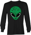 Alien Head - Martian Outer Space Disguise Area 51 UFO Unisex Long Sleeve Shirt