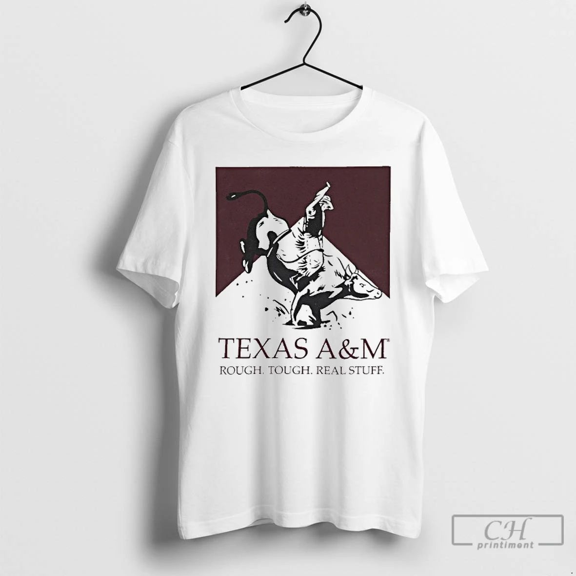 Classic Texas Am Aggies Rough Tough Bull Rider T Shirts