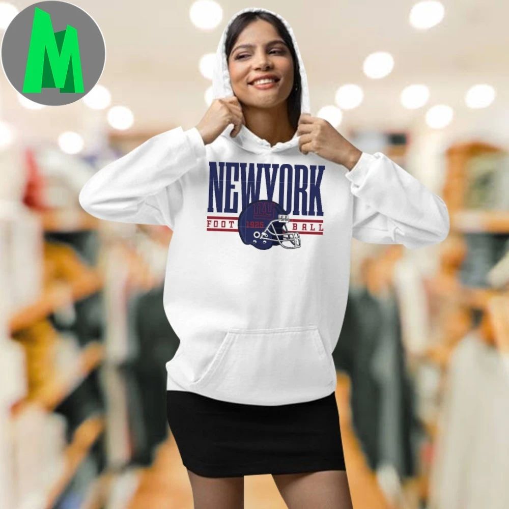 New York football helmet shirt