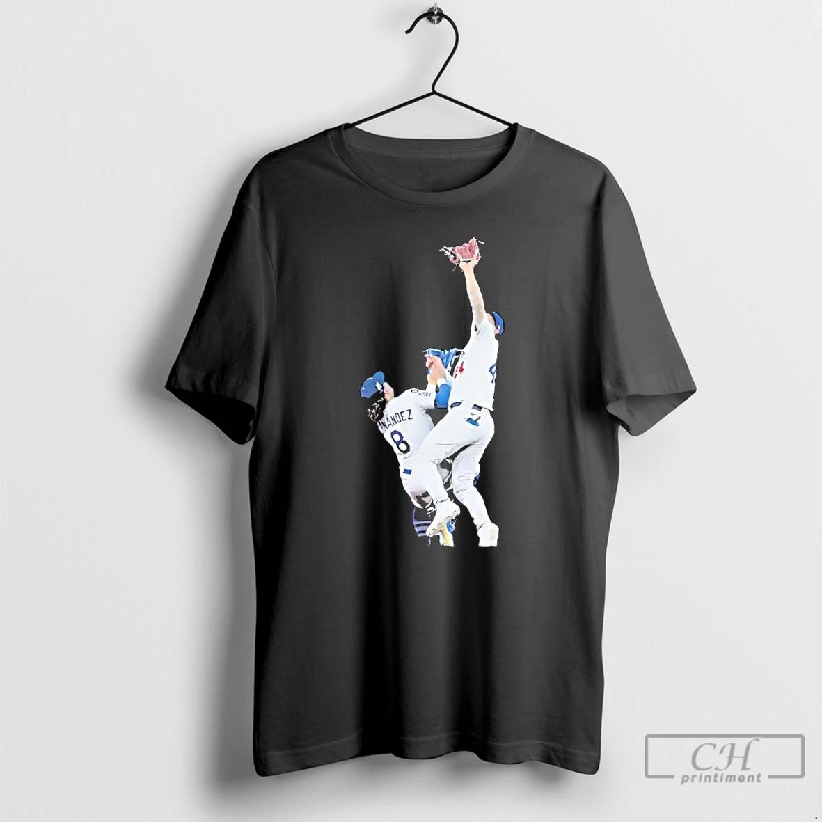 Premium Dodgers Game 7 Andy Page Kike Hernandez Outfield Catch Baseball Vintage T Shirts