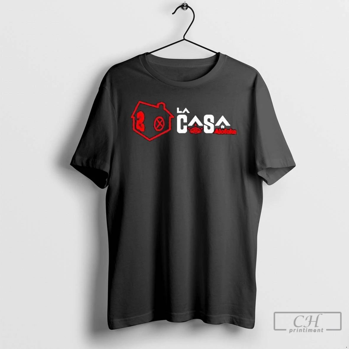 Classic La Casa 2 Alofoke Logo T Shirts