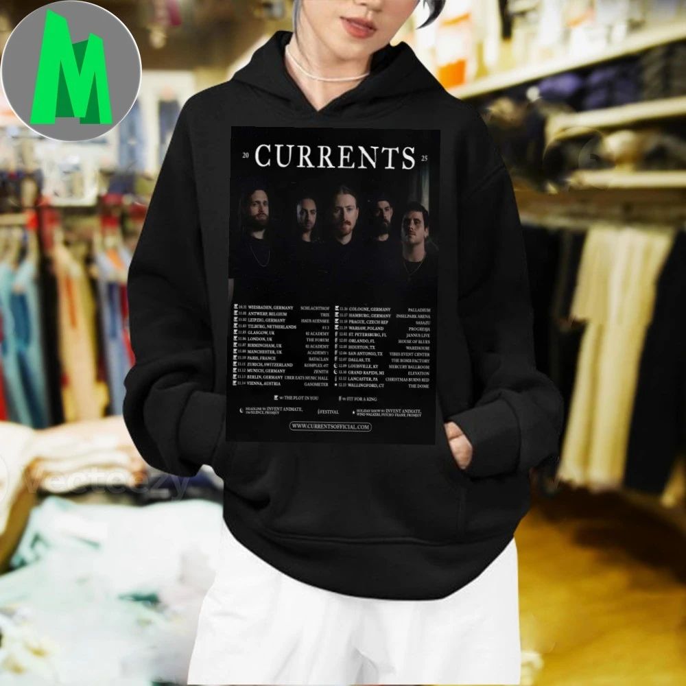 Currents Twenty Six Currents Shows Left In 2025 Tour Poster Shirt