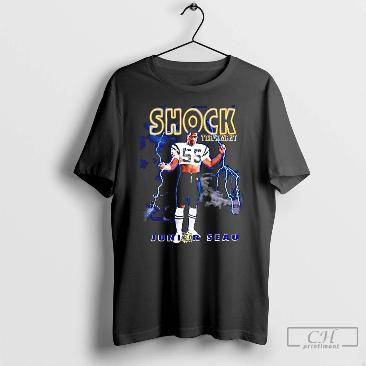 Classic Shock Treatment Junior Seau San Diego Chargers T Shirts