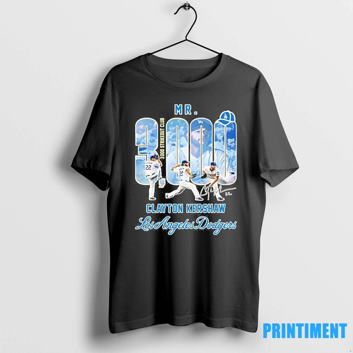 Thank You Clayton Kershaw Los Angeles Dodgers Mr 3000 Strikeout Club Tshirts Sweater