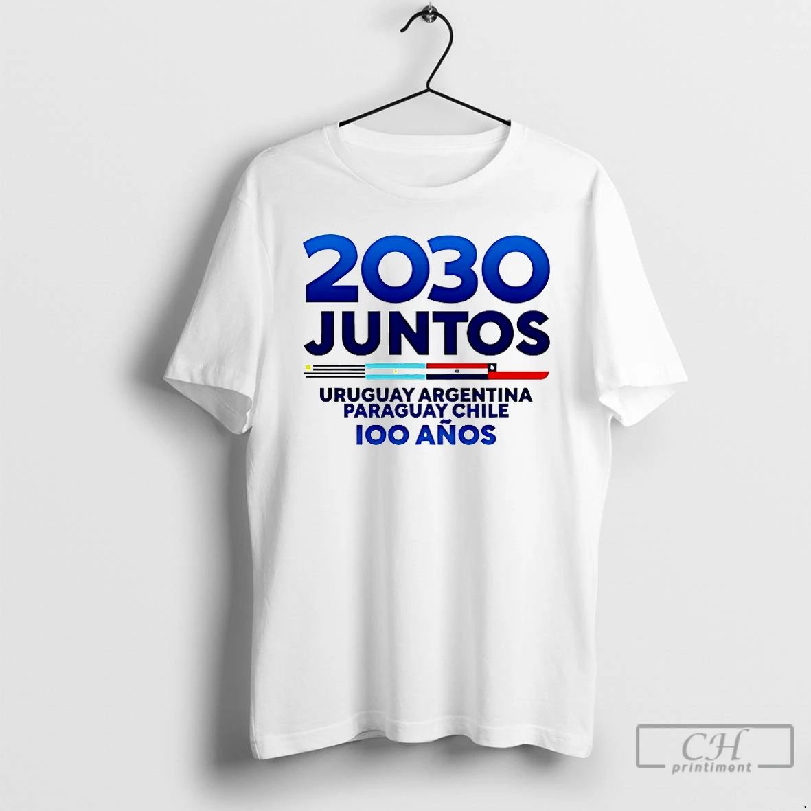 Classic 2030 Juntos Uruguay Argentina Paraguay Chile T Shirts
