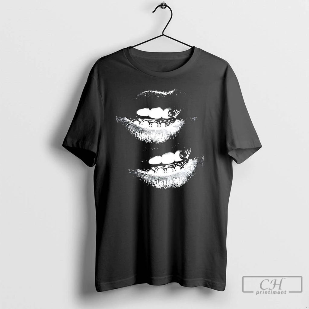 Premium Bic Grills Beyonce Lips Heart Braces T Shirts