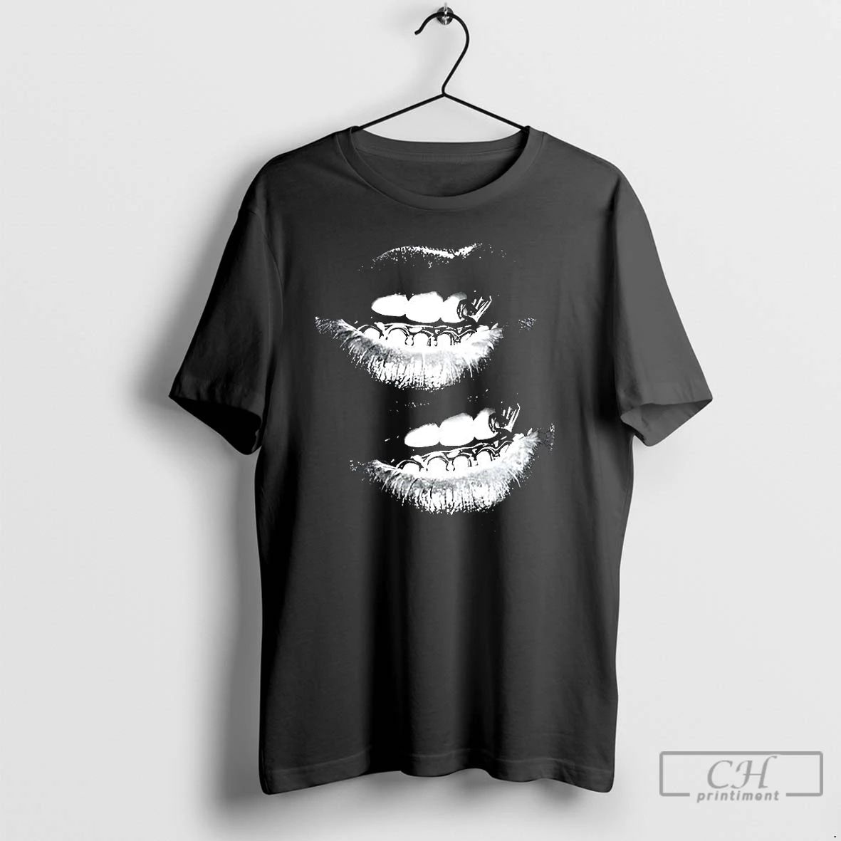 Premium Bic Grills Beyonce Lips Heart Braces T Shirts