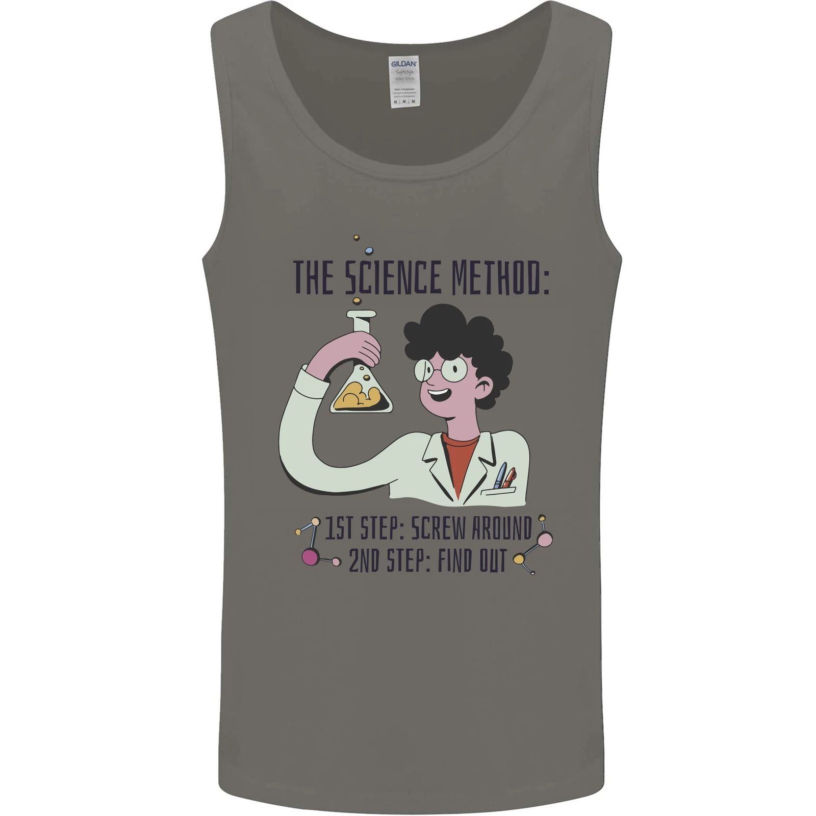 The Science Method Funny Chemistry Geek Mens Vest Tank Top