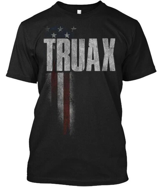 Fashionable Truax Family American Flag T-Shirt Made in the USA Size S to 5XL