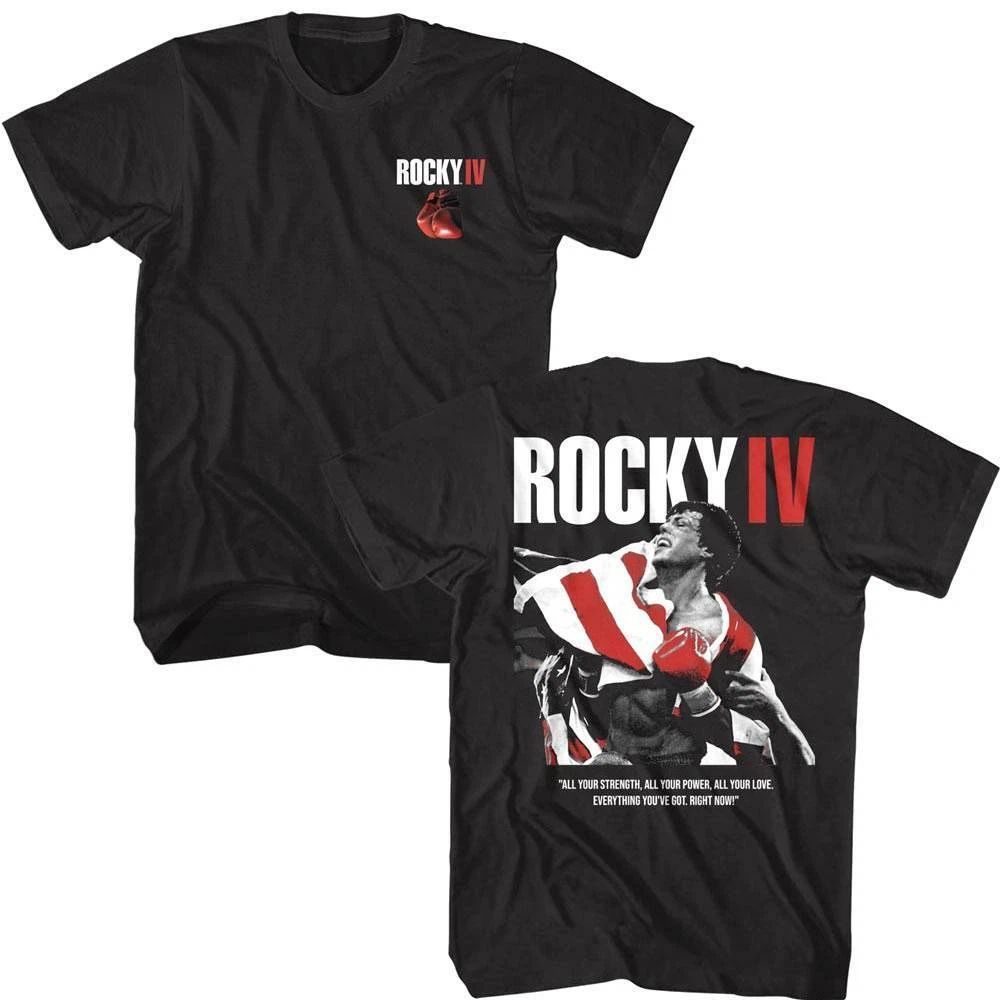 Rocky IV All Your Strength Men's T Shirt Boxing Championship