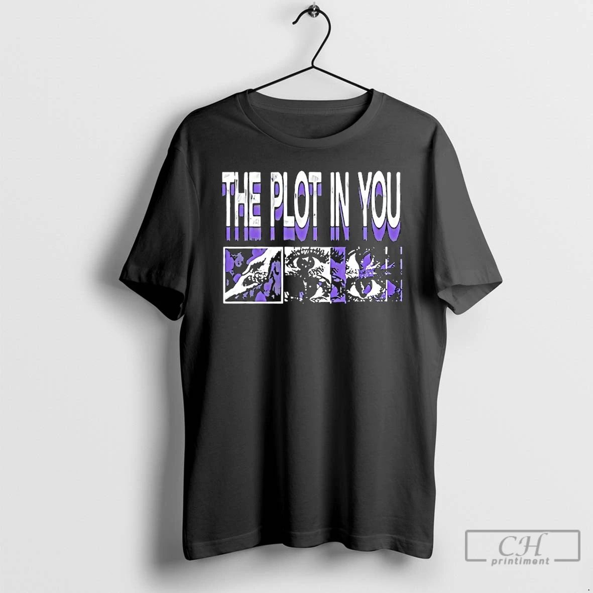 Premium The Plot In You Closure Hold Hands Eyes Purple Vintage T Shirts