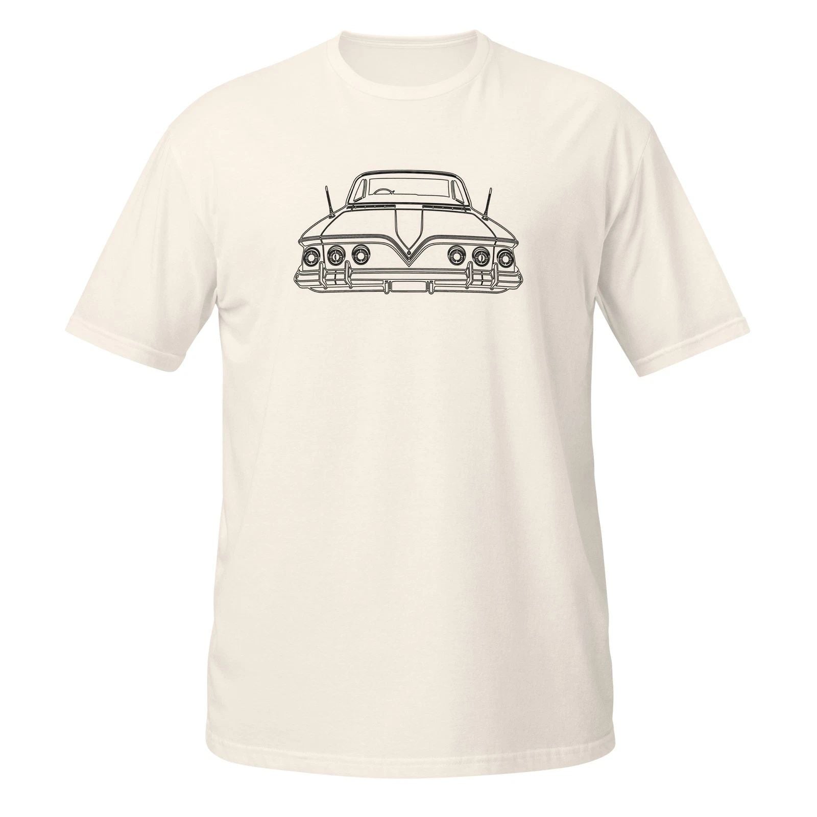 Comfy T-Shirt For Chevrolet Impala 1961 Bubble Top Car Lovers Birthday Gift Tee