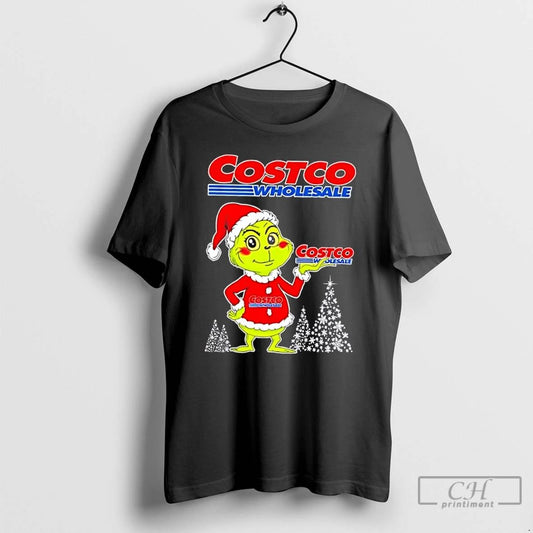 Classic Costco Wholesale And Grinchmas Merry Christmas T Shirts