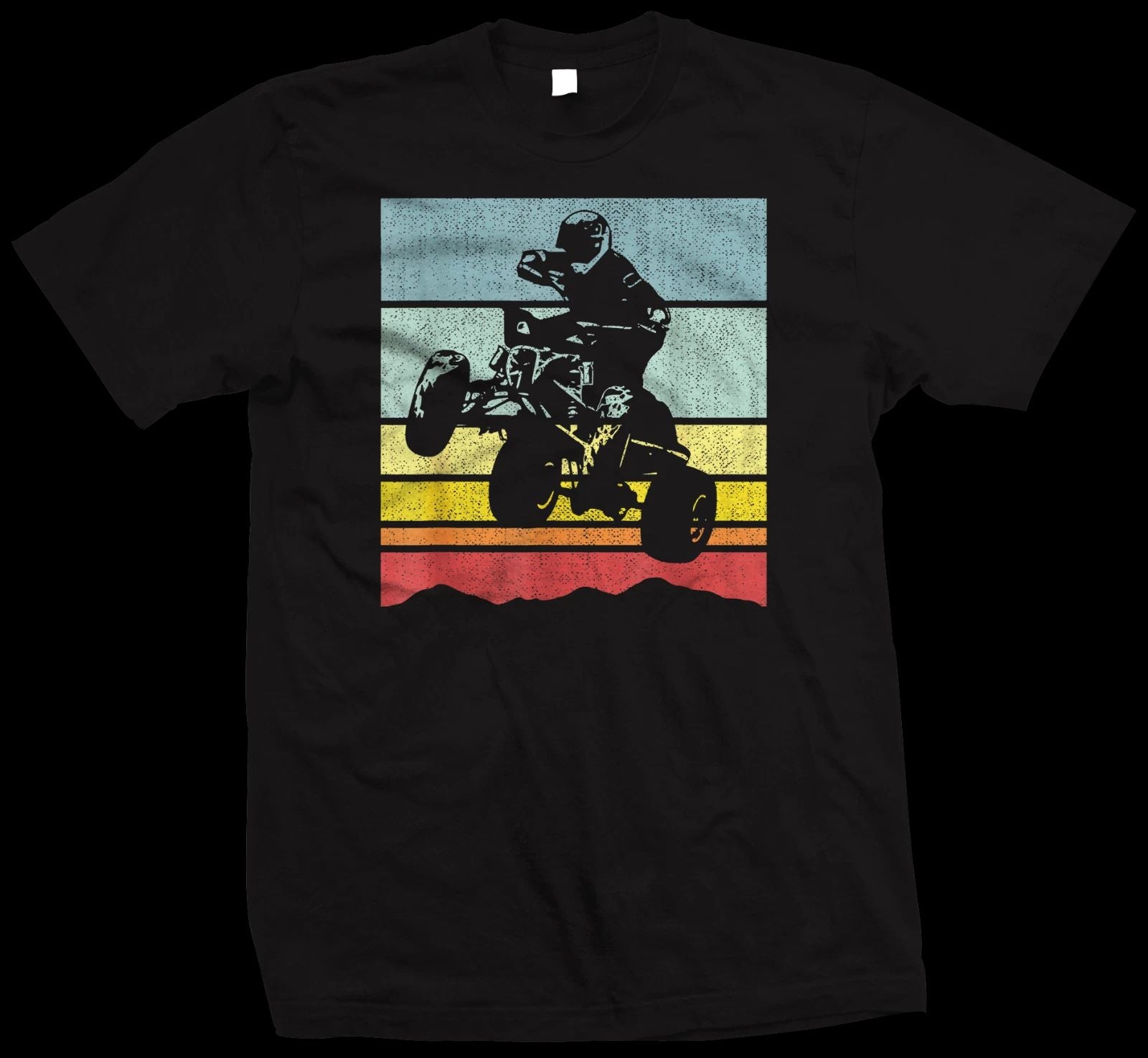 Flying ATV Quad T Shirt - ATV T Shirt - 4 Wheeler T Shirt - Quad Bike T Shirt