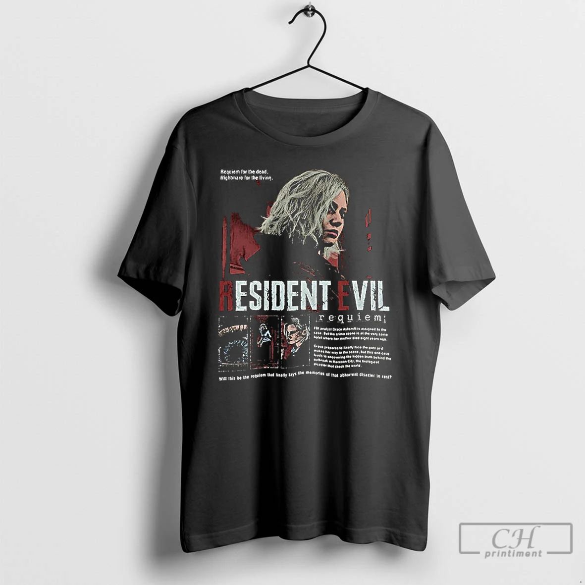 Premium Grace Ashcroft Resident Evil Requiem Ceramic Ceramic And Classic Dad Cap T Shirts