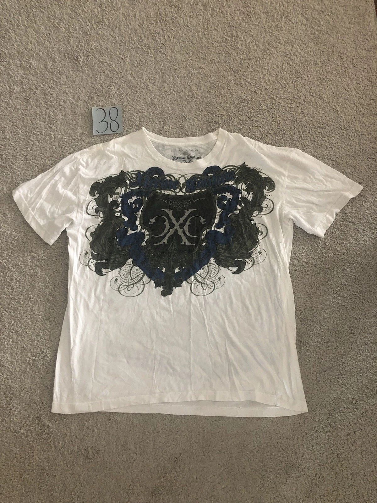 Vintage Xtreme Couture Eagle Head T Shirt Men’s Size 2XL Graphic Tee Y2K Boho