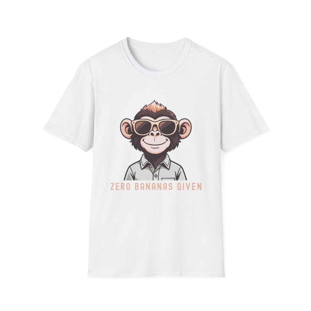 Zero Bananas Given’ Funny Graphic Tee, Trendy Streetwear Humor