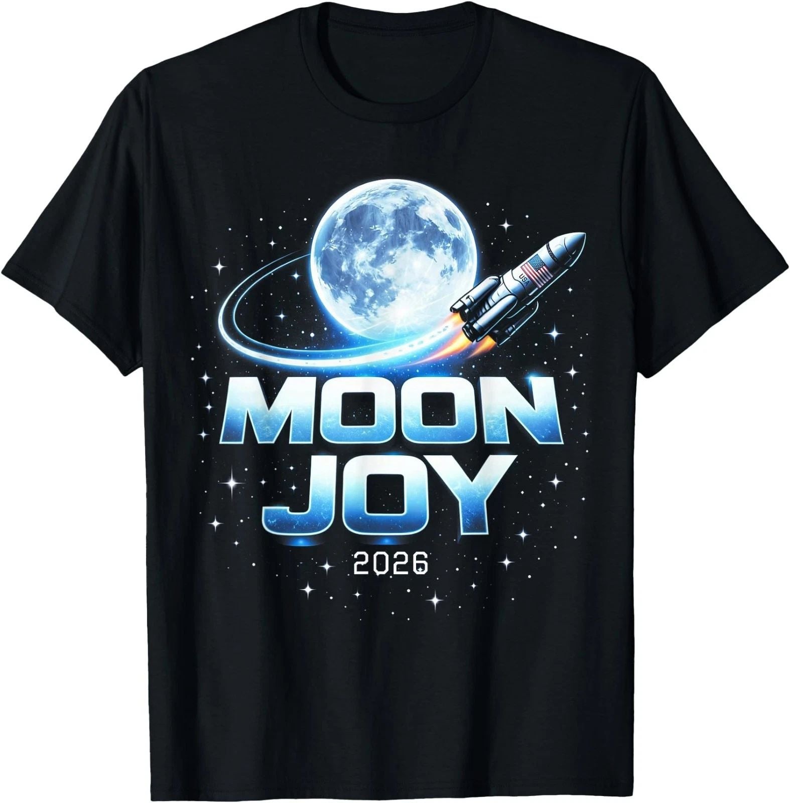 Moon Joy Space Exploration USA Moon Missions 2026 T-Shirt
