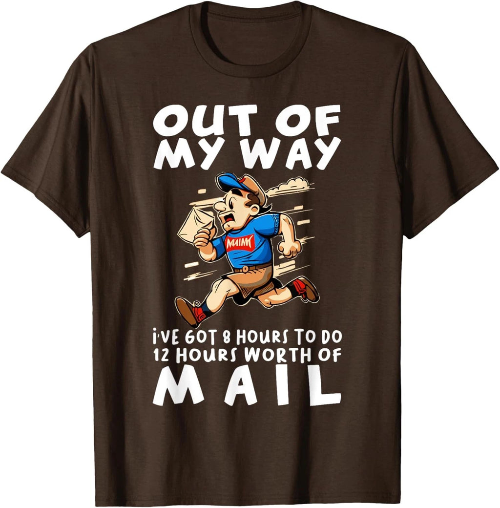 Postal Worker Funny Delivery Mailman Run Cute Present Unisex T-Shirt