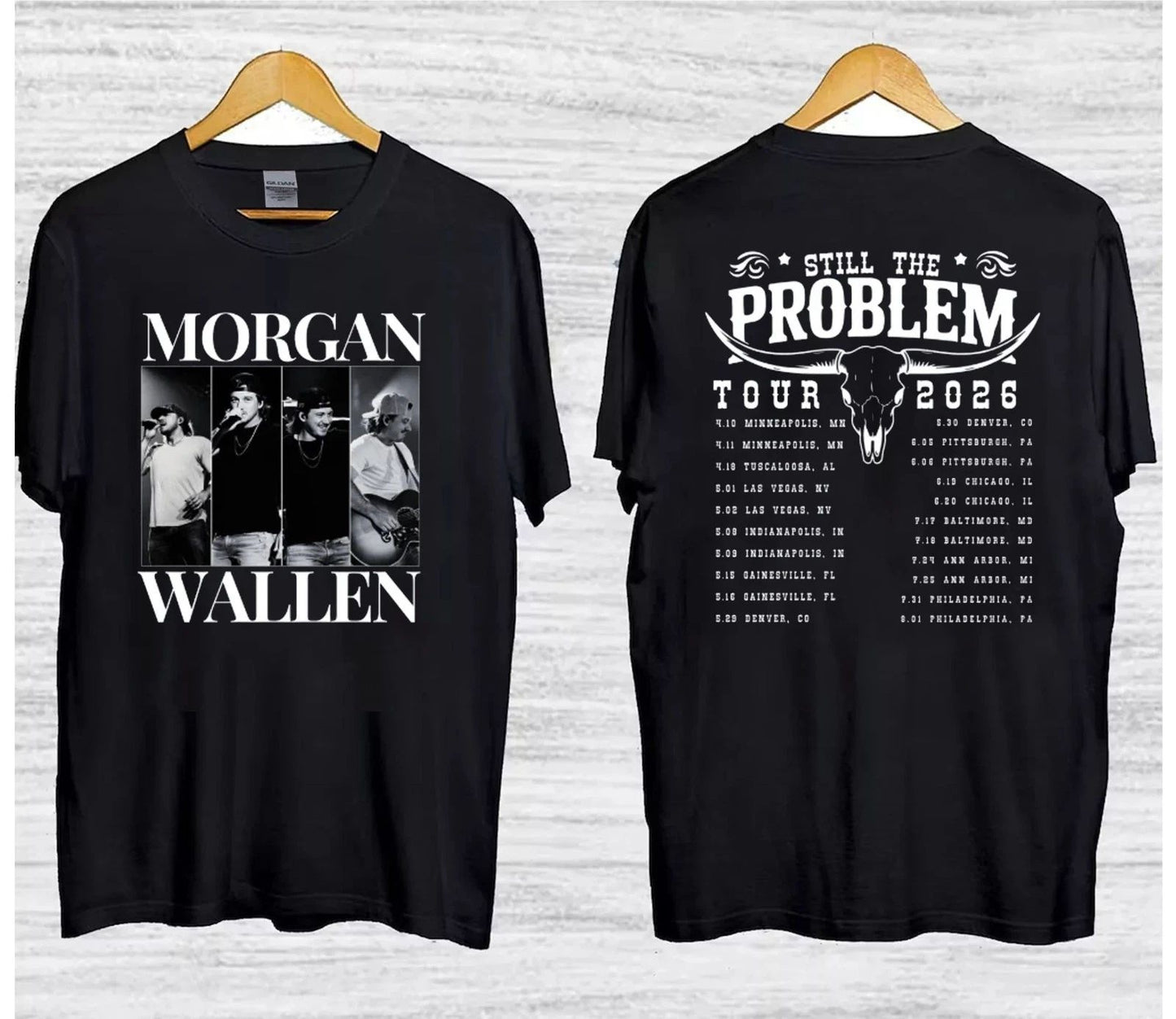 Morgan Wallen Still The Problem Tour 2026 Country Music T-Shirt
