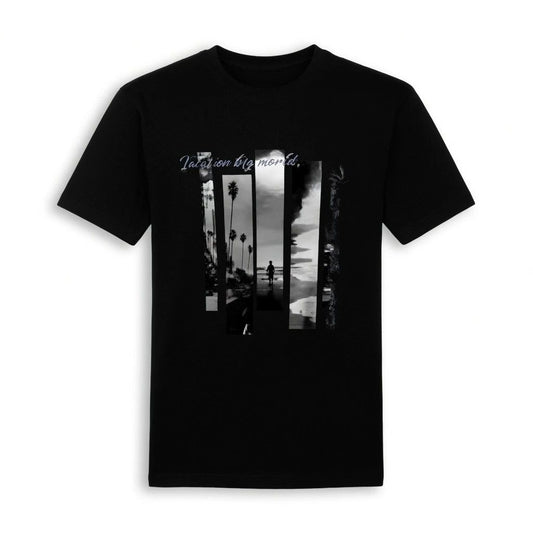 T-Shirt Beach Vacation Minimalist Photo Style Graphic Tee Unisex