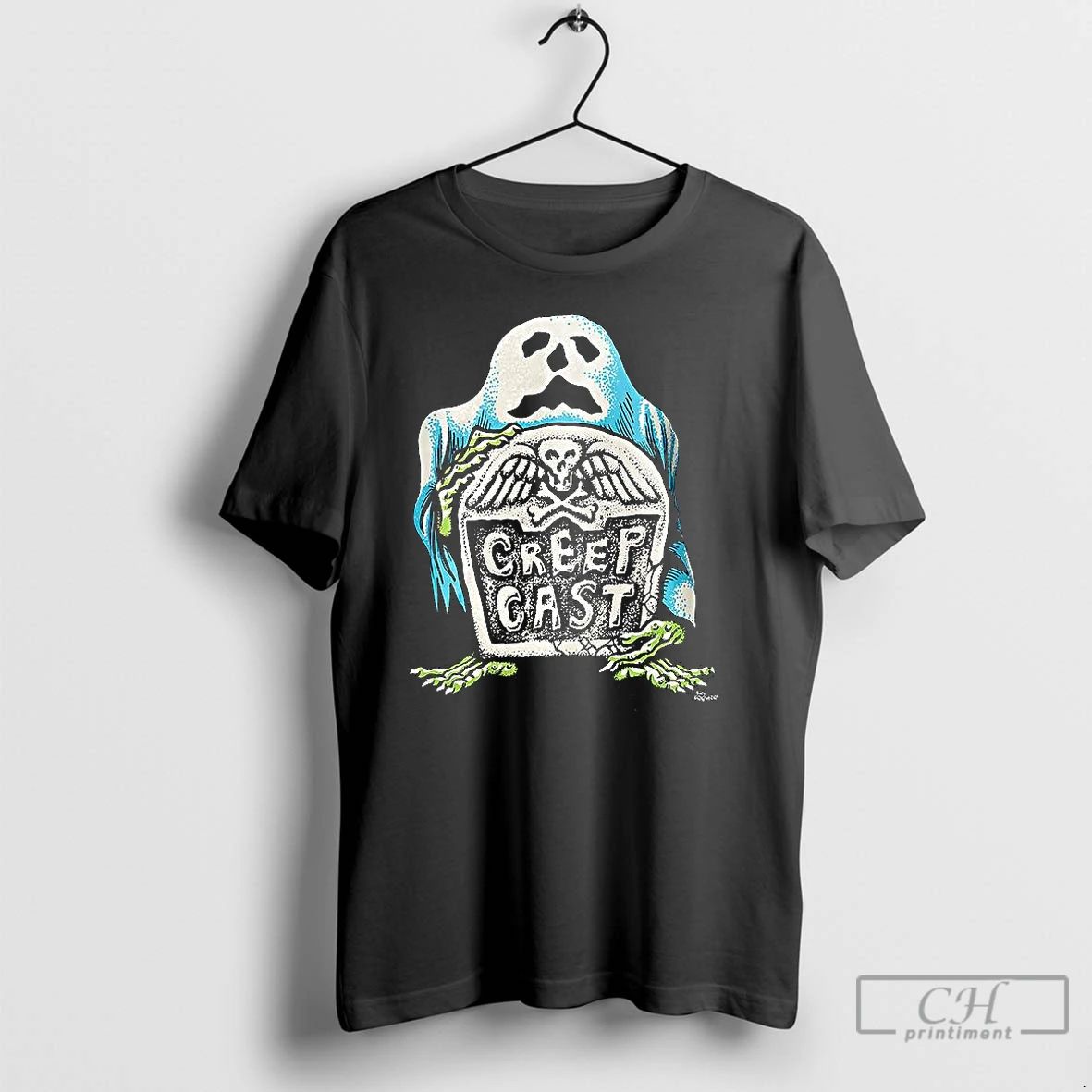 Premium Creepcast Tombstone T Shirts