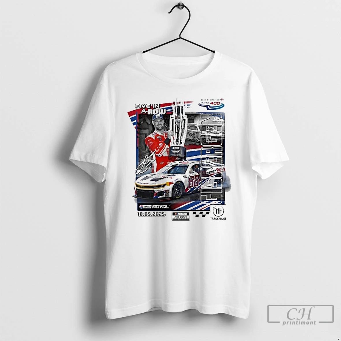Premium Shane Van Gisbergen 2025 Bank Of America Roval 400 Race Win T Shirts