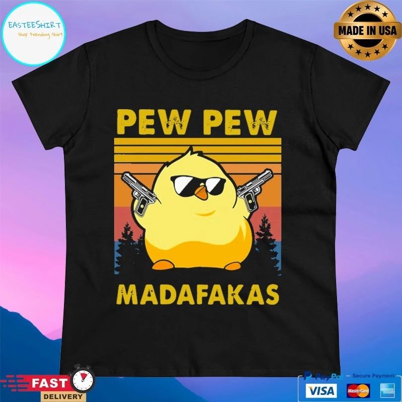 Duck Meme Pew Pew Madafakas Vintage T-shirt