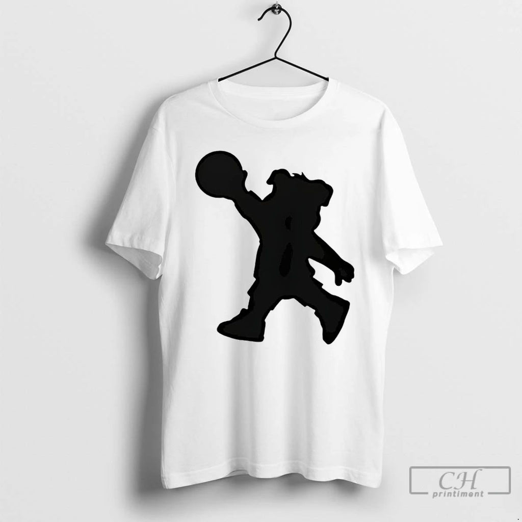 Classic Dunk Hog Silhouette Nba 2025 26 Mascot T Shirts