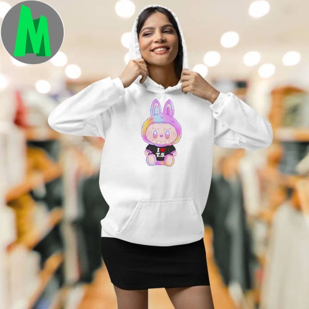 Labubu i love TS showgirl gradient Shirt