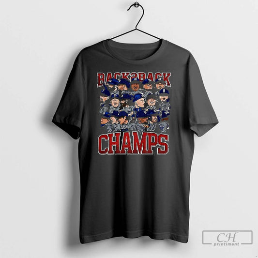 Classic Los Angeles Dodgers Back To Back World Champs Caricatures