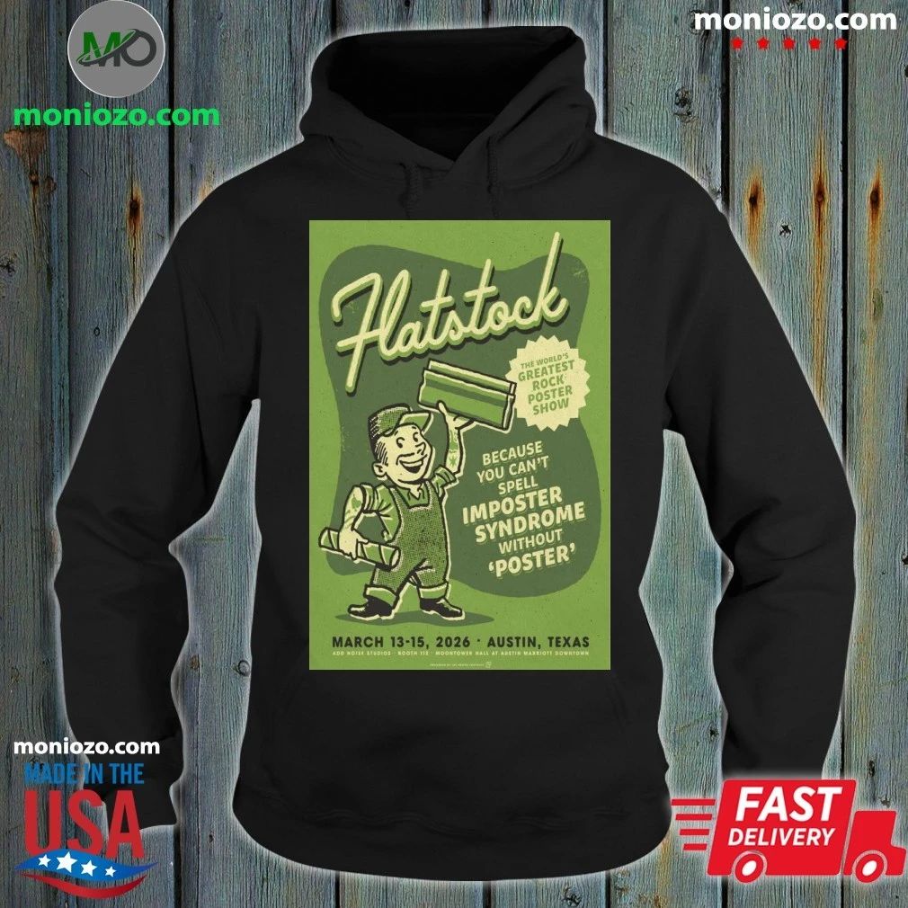 Original Mar 13-15 2026 Flatstock Austin TX Poster T-Shirt