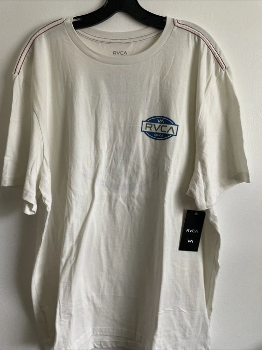 New Mens RVCA Artist Graphic Street Style Surfer Short Sleeve Tee Shirt Size XXL