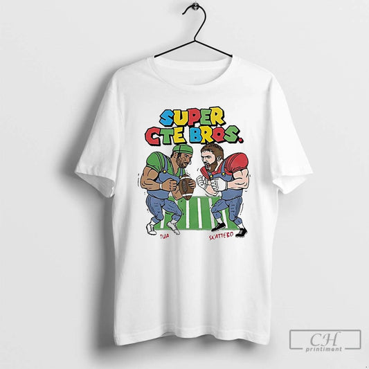 Classic Tua Tagovailoa Vs Cam Skattebo Super Cte Bros T Shirts