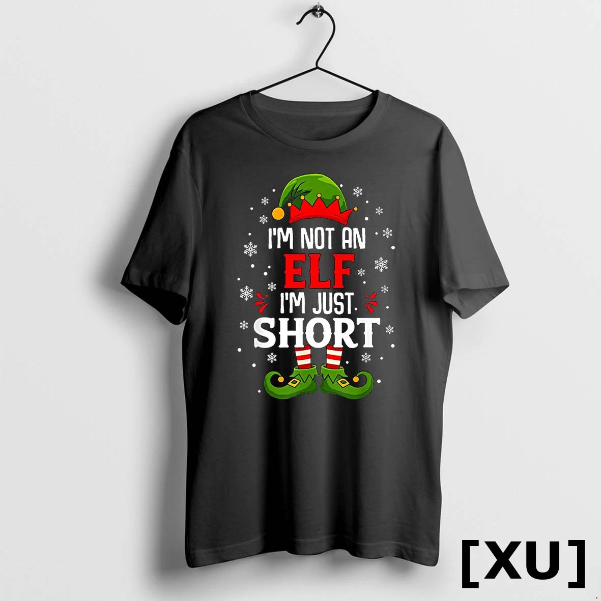 Im Not An Elf Im Just Short Funny Christmas Matching Family Tshirts Sweater