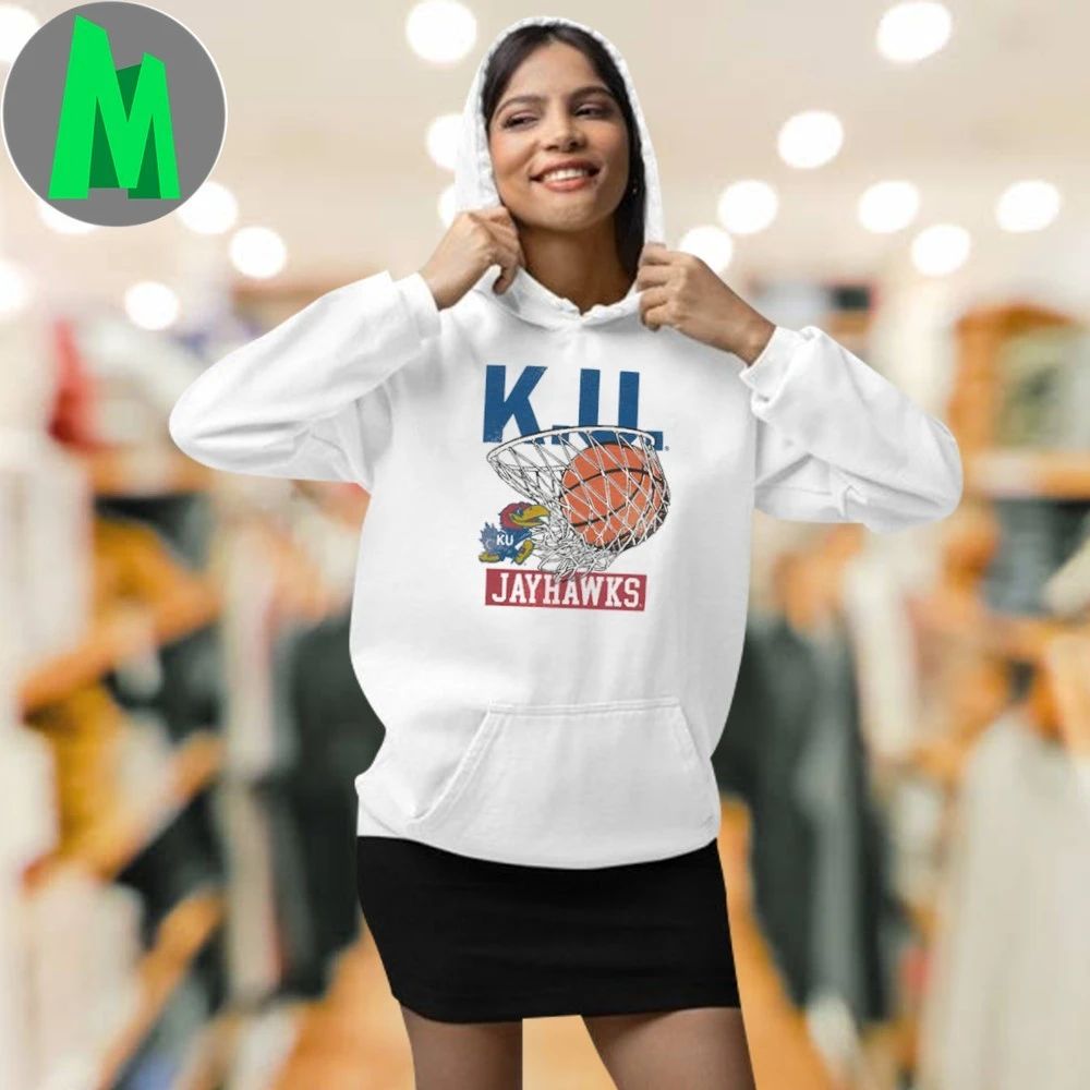 Kansas Jayhawks Basketball Hoops Heritage Shirt