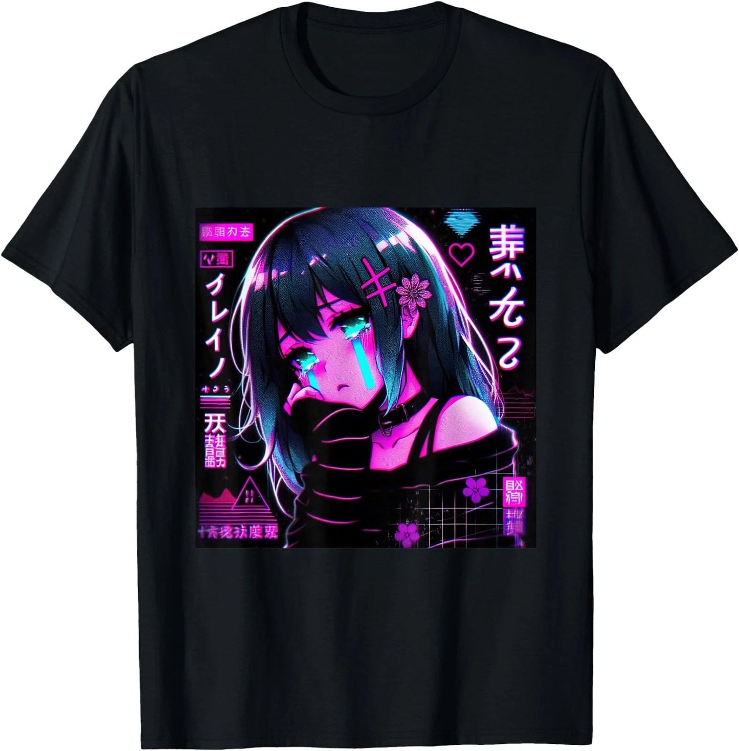 Vaporwave Anime  Japanese Aesthetic Anime Otaku T-Shirt
