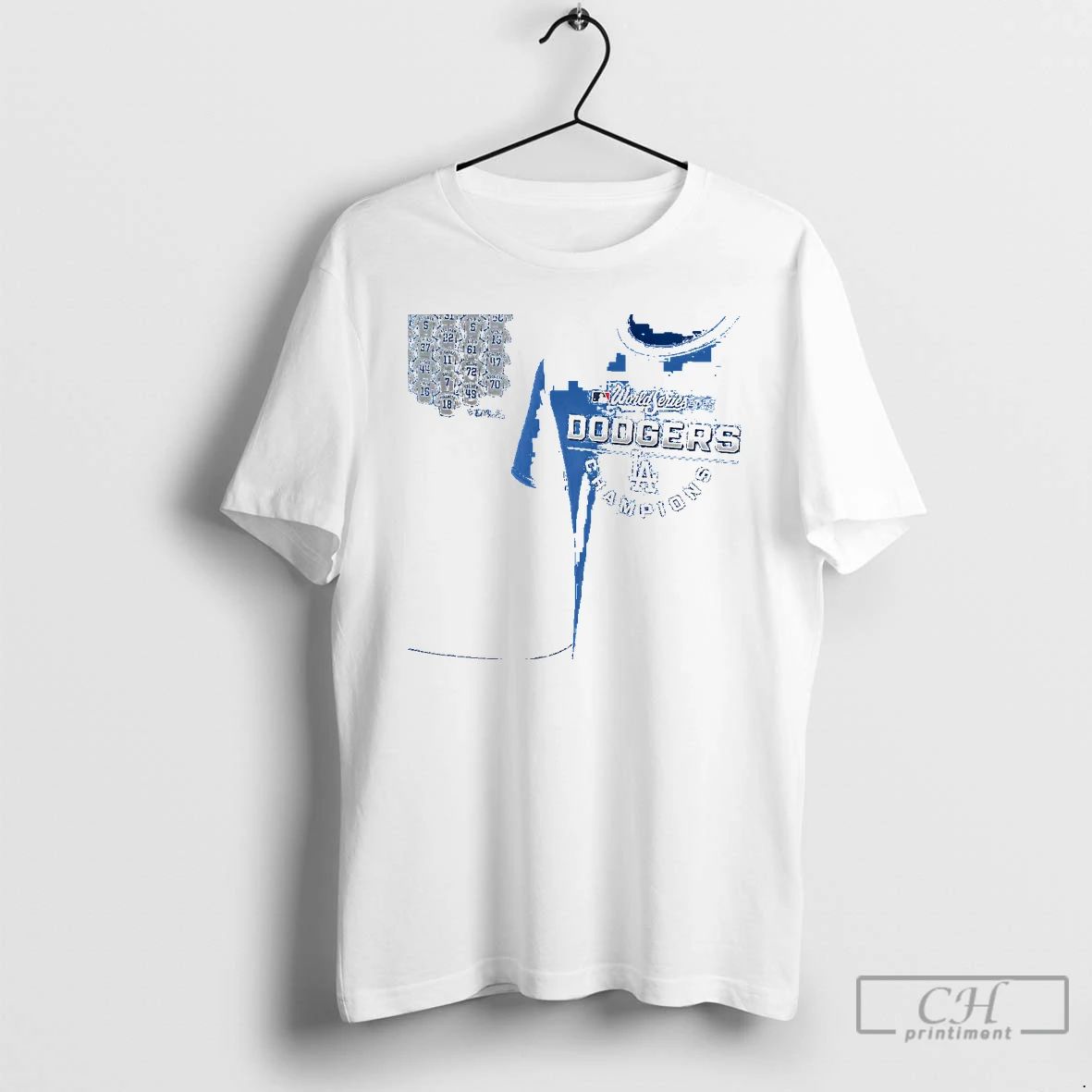 Premium Dodgers 2025 World Series Champions Jersey Roster 2 Sided T Shirts