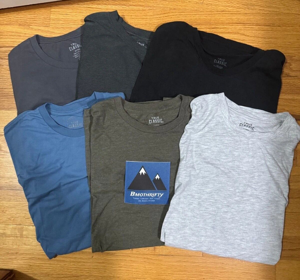 Used True Classic Shirts Size M-XXXL Various Colors, Styles, and Sleeve Lengths!