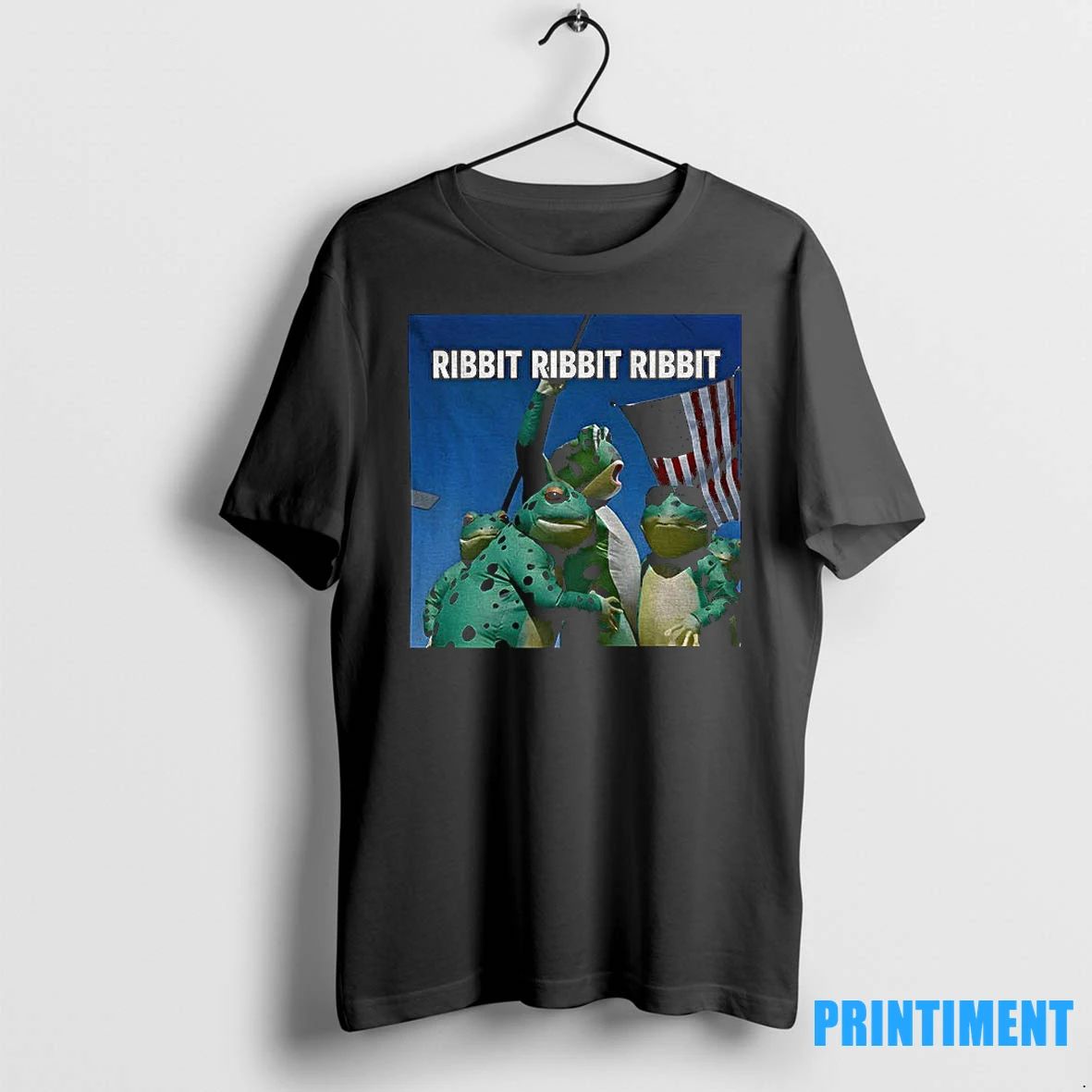 Portland Frog Ribbit Ribbit Ribbit Resist American Flag Frog Gift Tshirts Sweater
