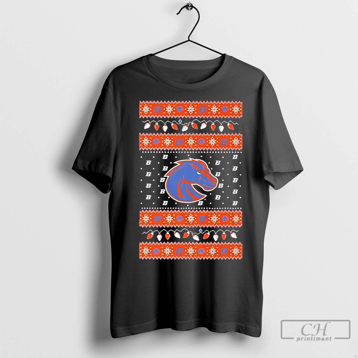 Premium Boise State Broncos Ugly Christmas Light
