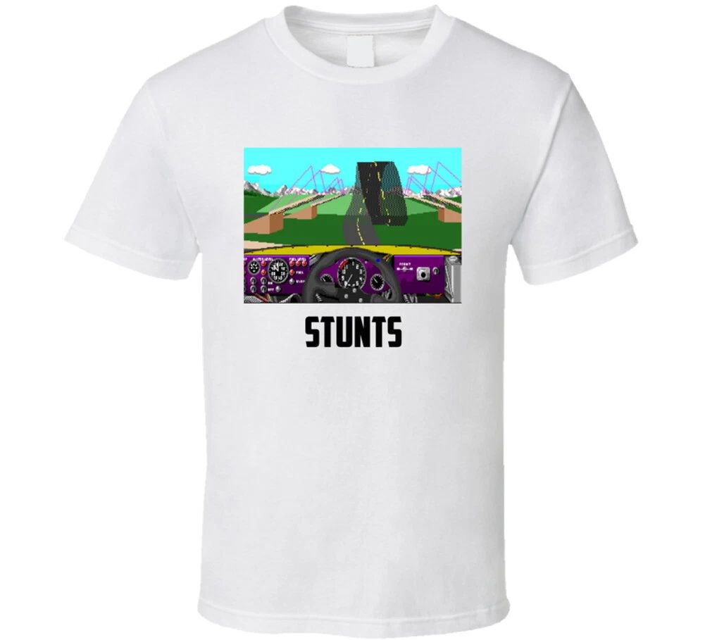 Stunts Old Computer Game Fan T Shirt