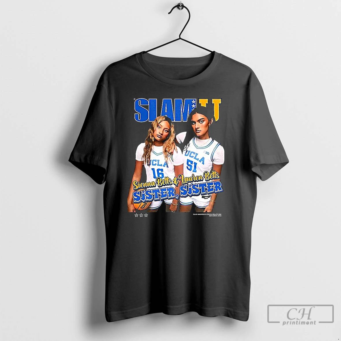 Premium Sienna And Lauren Betts Ucla Bruins Basketball Sister 2025 T Shirts