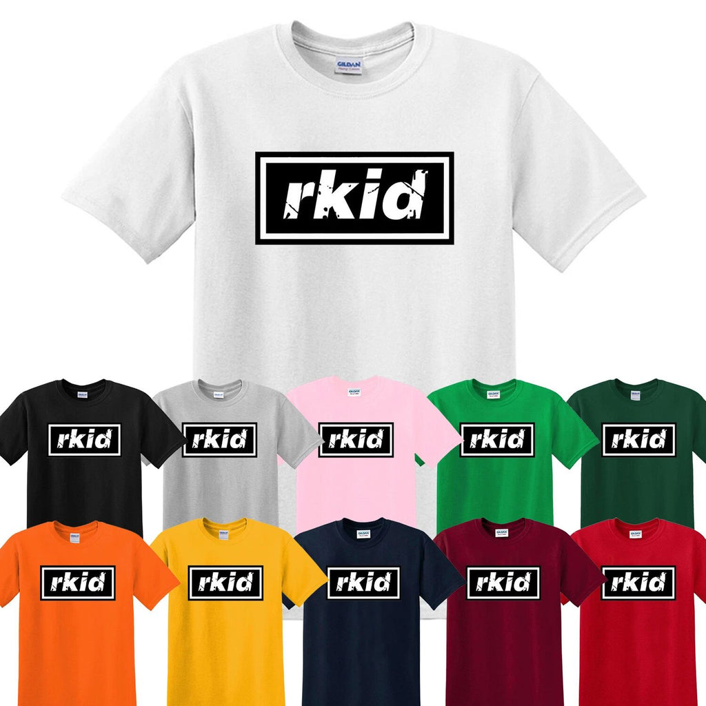 Rkid T-Shirt Inspired by Liam Oasis Gallagher Noel r kid Mens Retro Britpop Tee